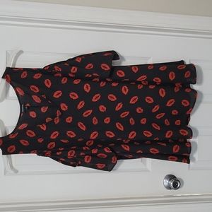 flutter sleeve open shoulder blouse